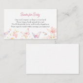 Butterfly on the Way Books forベビー・エンクロージャカード エンクロージャーカード (正面/裏面)