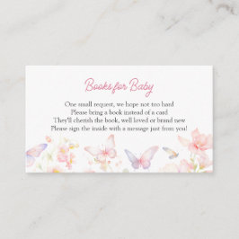 Butterfly on the Way Books forベビー・エンクロージャカード エンクロージャーカード