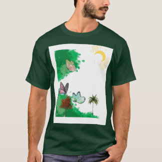 BUTTERFLY PALM TEE Tシャツ