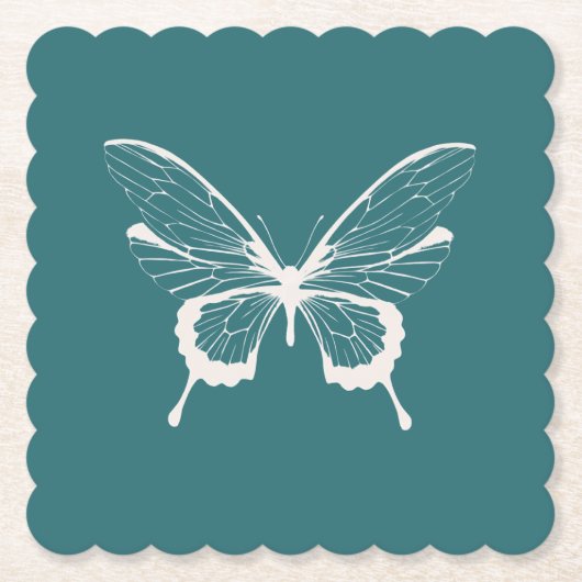 Butterfly Paper Coaster ペーパーコースター (正面)