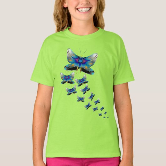 Butterfly Parade - Color in Motion Tシャツ (正面)