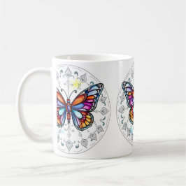 Butterfly Pastel コーヒーマグカップ