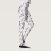 Butterfly Pastel Dreamy Aesthetic Pattern レギンス (右)