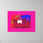 Butterfly People キャンバスプリント (正面)