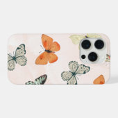 Butterfly phone case design iPhoneケース (裏面横)