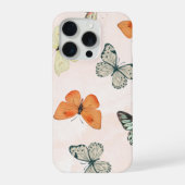 Butterfly phone case design iPhoneケース (裏面)
