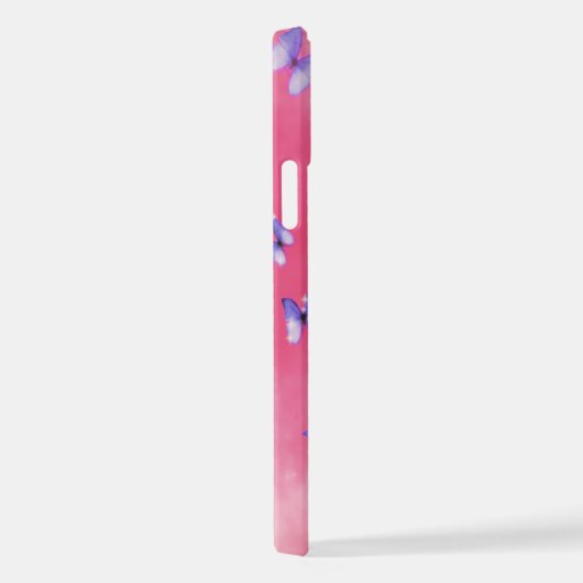 butterfly phone case iPhoneケース (右側面)