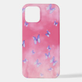 butterfly phone case iPhoneケース (裏面)