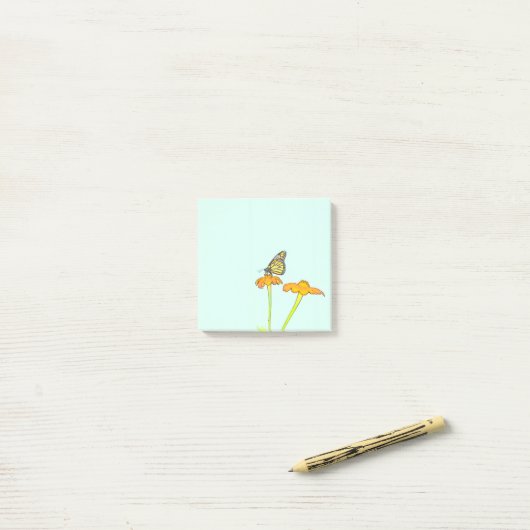 Butterfly Post-It Notes ポストイット (デスク上)