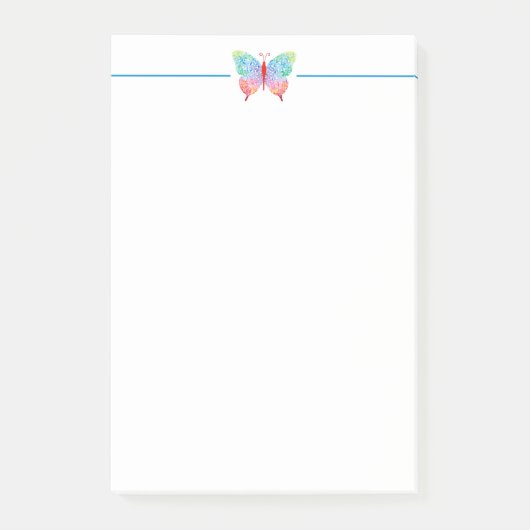 Butterfly Post It Notes ポストイット (正面)
