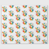 Butterfly Pride Love is Love LGBT Awareness ラッピングペーパー (フラット)