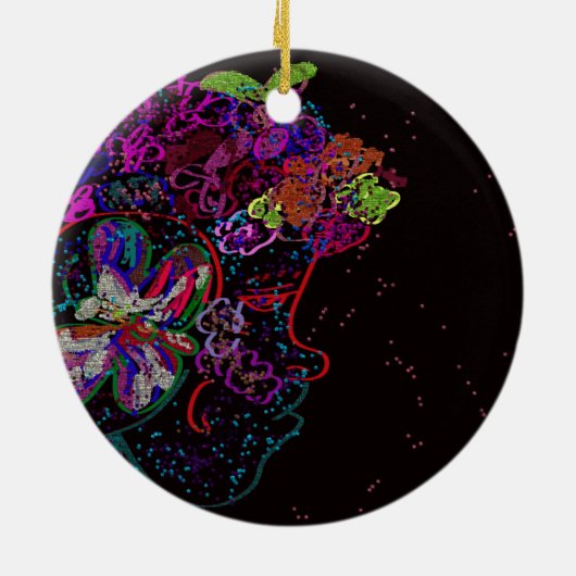 Butterfly Princess  セラミックオーナメント (裏面)