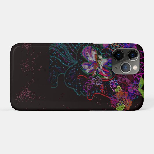 Butterfly Princess IPhone Case Case-Mate iPhoneケース (裏面(横))
