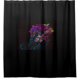 Butterfly Princess Shower Curtain シャワーカーテン