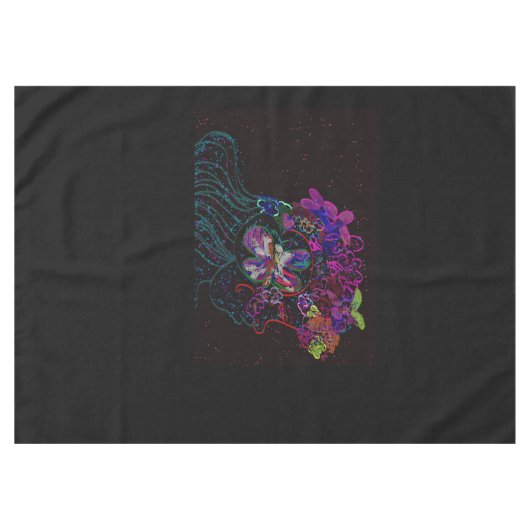 Butterfly Princess Tablecloth テーブルクロス (正面(横))