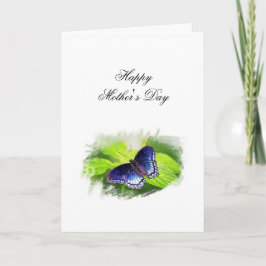 Butterfly (Red-spotted Purple) Mother's Day シーズンカード