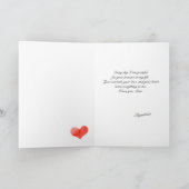 Butterfly (Red-spotted Purple) Mother's Day シーズンカード (内部)