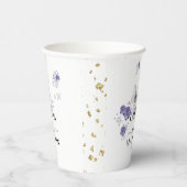 Butterfly Script Wedding Paper Cups 紙コップ (右)