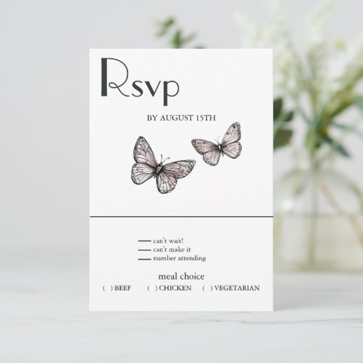 Butterfly Sketch 出欠カード (スタンド正面)