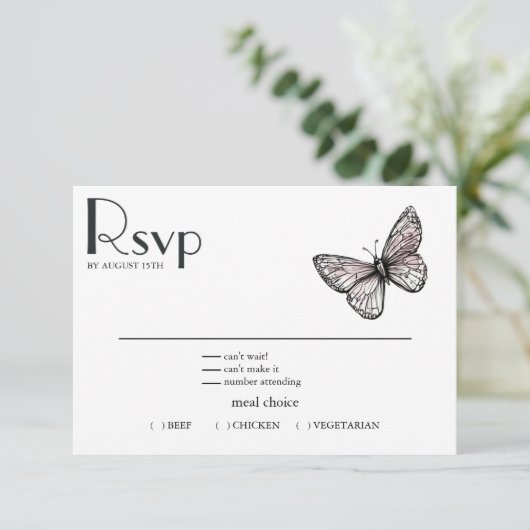 Butterfly Sketch 出欠カード (スタンド正面)