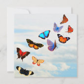 Butterfly Sky  ノートカード (裏面)