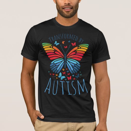 Butterfly Spectrum - Transformed by Autism Tシャツ (正面)