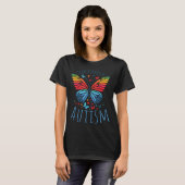 Butterfly Spectrum - Transformed by Autism Tシャツ (正面フル)