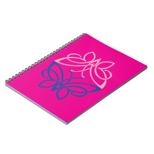 Butterfly Spiral Photo Notebook ノートブック (左側)