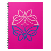 Butterfly Spiral Photo Notebook ノートブック (正面)