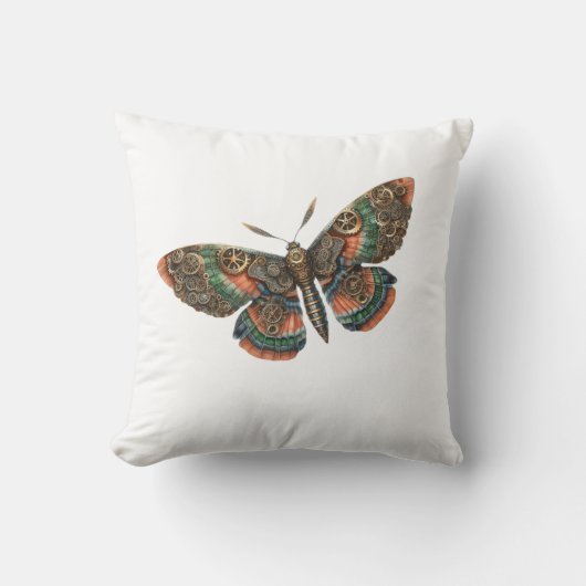 butterfly steampunk クッション (正面)