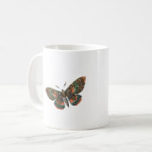 butterfly steampunk cup of coffee コーヒーマグカップ (正面左)
