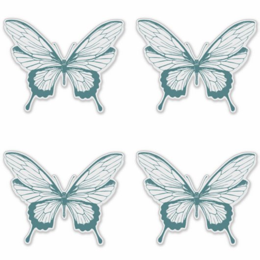 Butterfly Sticker シール (正面)