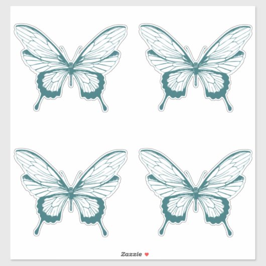 Butterfly Sticker シール (シート)