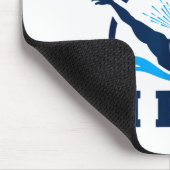 Butterfly Stroke Swimmer I Don't Swim I Fly  マウスパッド (コーナー)