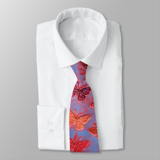 Butterfly Sunset Necktie ネクタイ (タイ)