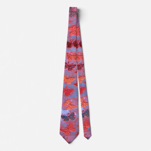 Butterfly Sunset Necktie ネクタイ (正面)