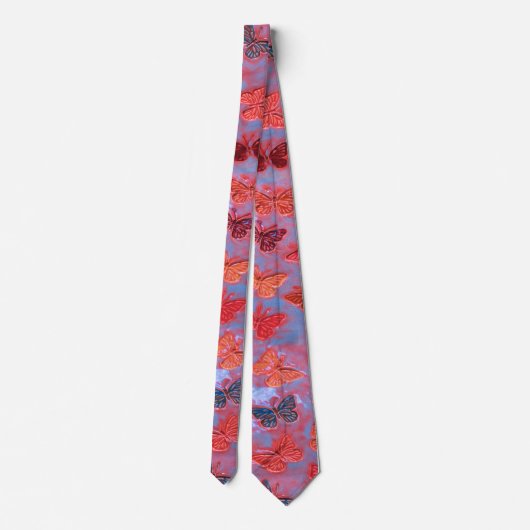 Butterfly Sunset Necktie ネクタイ (裏面)