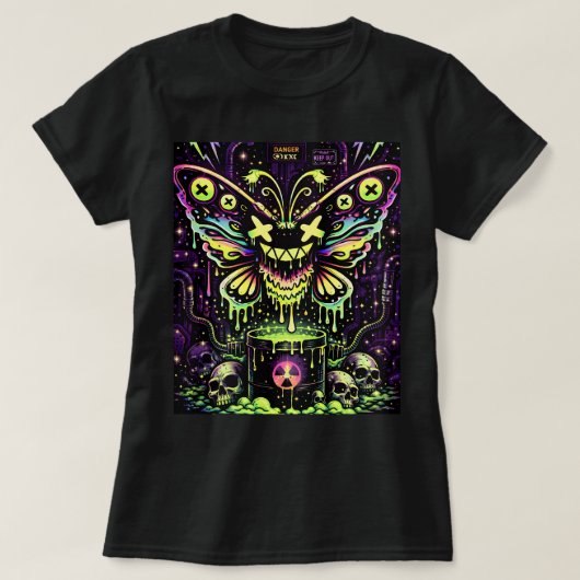 Butterfly Tees Co. トキシックデンジャー 0047761 Tシャツ (デザイン正面)