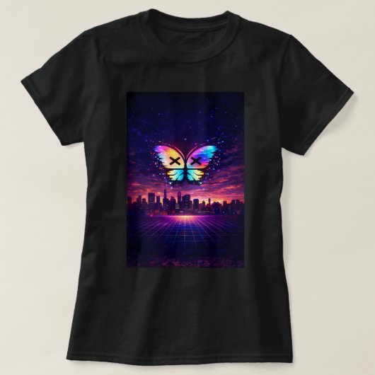 Butterfly TEES CO. レトロバタフライシャツ 0047878 Tシャツ (デザイン正面)