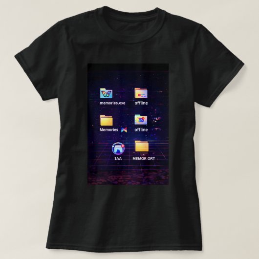 Butterfly TEES CO. レトロバタフライシャツ 0047879 Tシャツ (デザイン正面)
