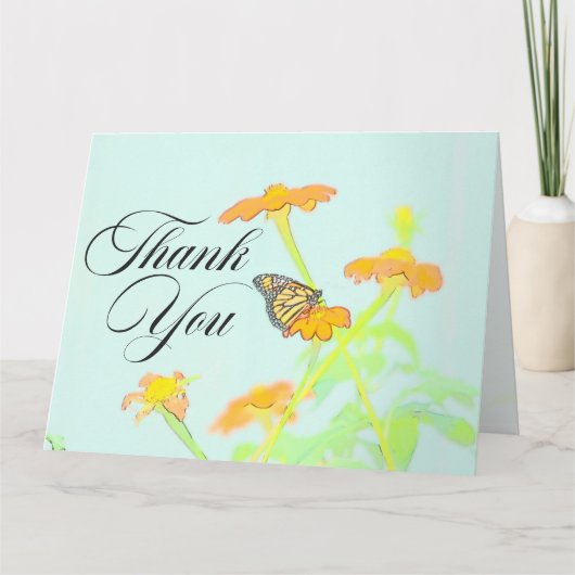 Butterfly "Thank You" Card サンキューカード (正面)
