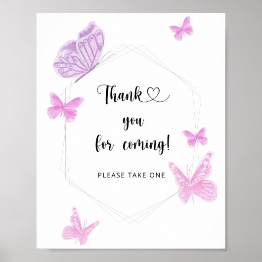 Butterfly \ Thank you for 来's ポスター (正面)