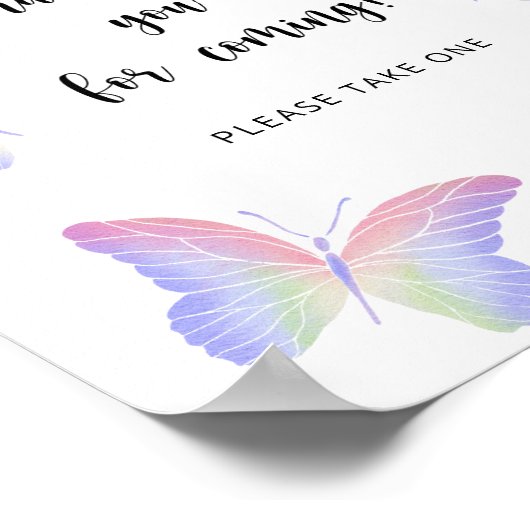 Butterfly \ Thank you for 来's ポスター (角)