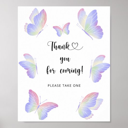 Butterfly \ Thank you for 来's ポスター (正面)