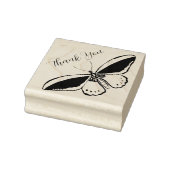 Butterfly Thank You Ink Stamp  ラバースタンプ (スタンプ)