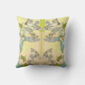 Butterfly Throw Pillow クッション (裏面)