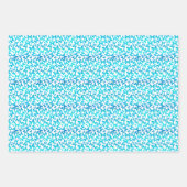 Butterfly Toss (Teal) ラッピングペーパーシート (正面2)