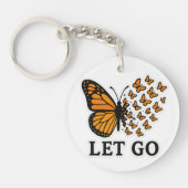 Butterfly Transforming into Tiny Butterflies  キーホルダー (正面)