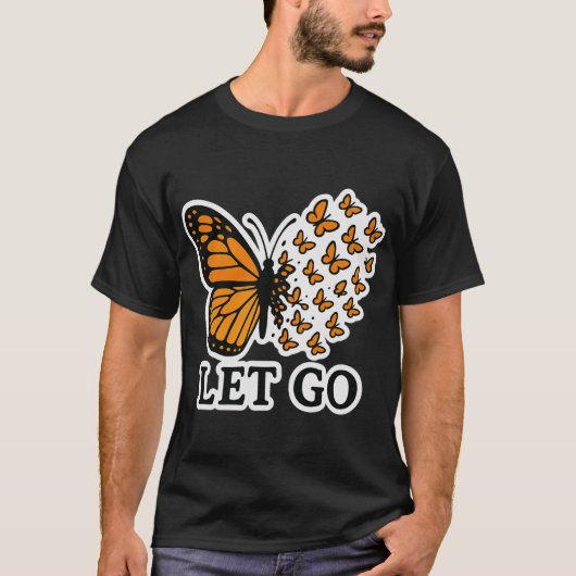 Butterfly Transforming into Tiny Butterflies  Tシャツ (正面)