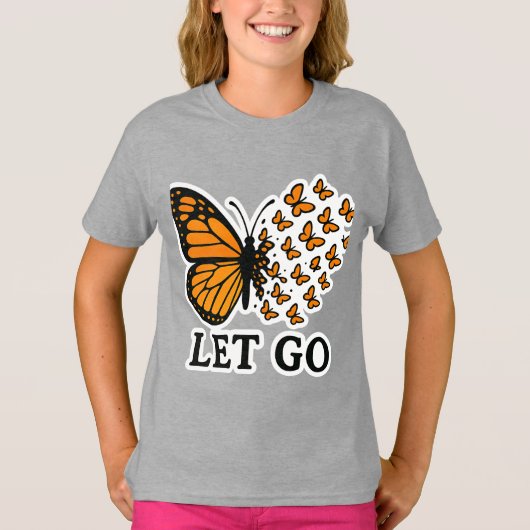 Butterfly Transforming into Tiny Butterflies  Tシャツ (正面)